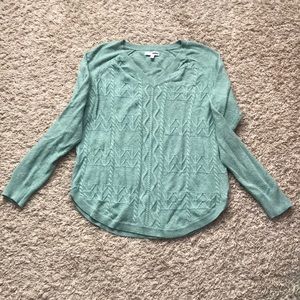 Mint green sweater